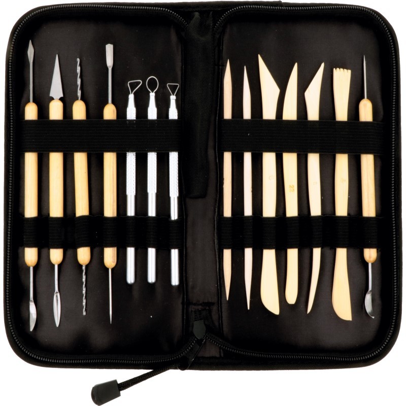 Set gereedschap voor boetseerklei - Artemio