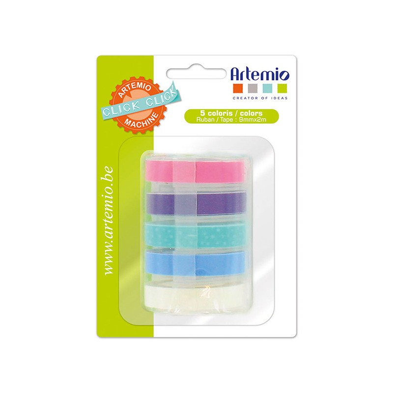 5 linten 9 mm x 2 m - labelmaker - Artemio