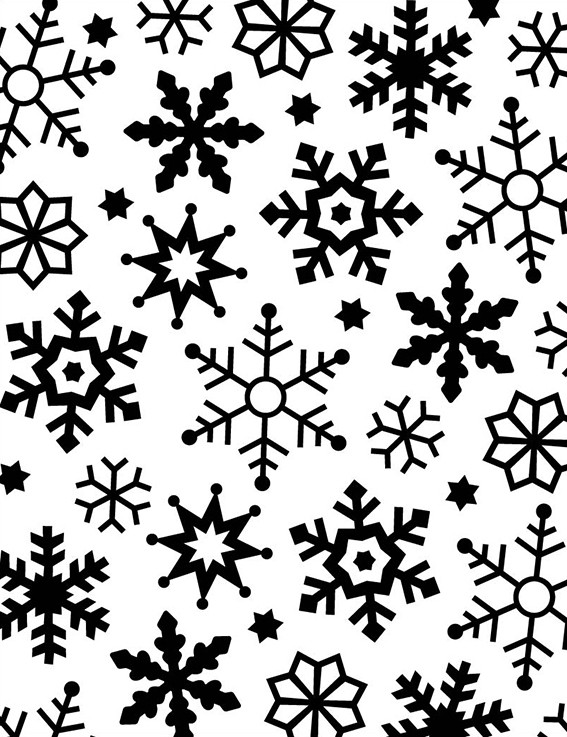Embossing matrijs sneeuwvlokken 10x15 cm - Artemio