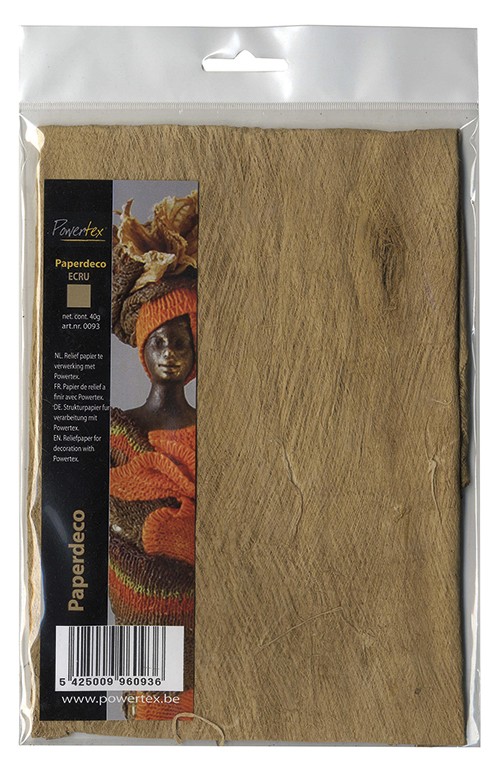 Relief papier naturel - 40 gr - Powertex