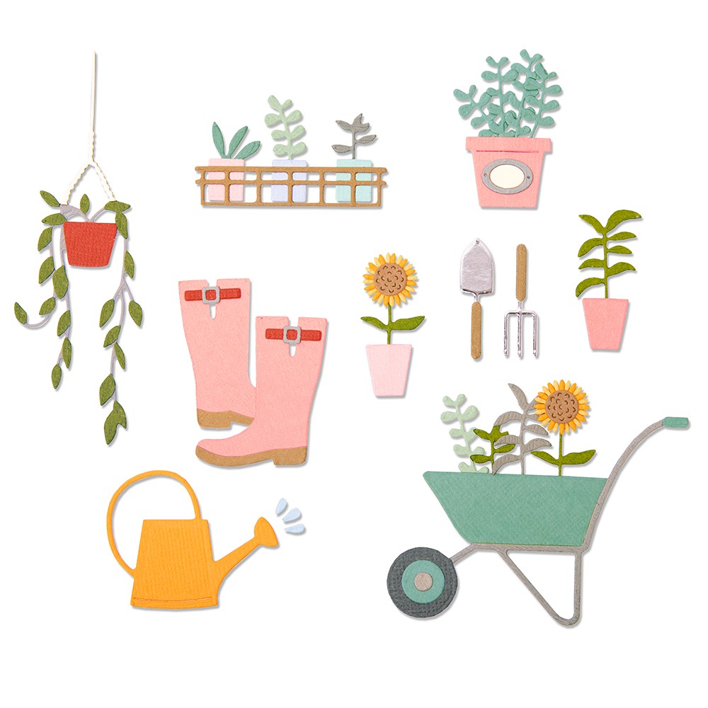 Thinlits die Garden shed - Sizzix