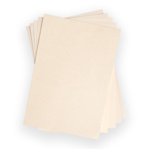 50 vellen Opulent cardstock  ivory - Sizzix