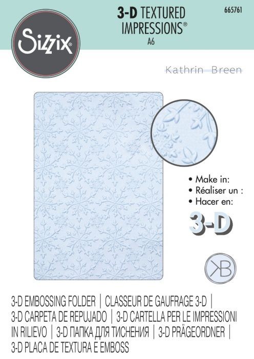 3-D Textured impressions Embossing - Sizzix