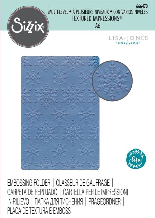 Multi-level Textured impressions Embossing - Sizzix