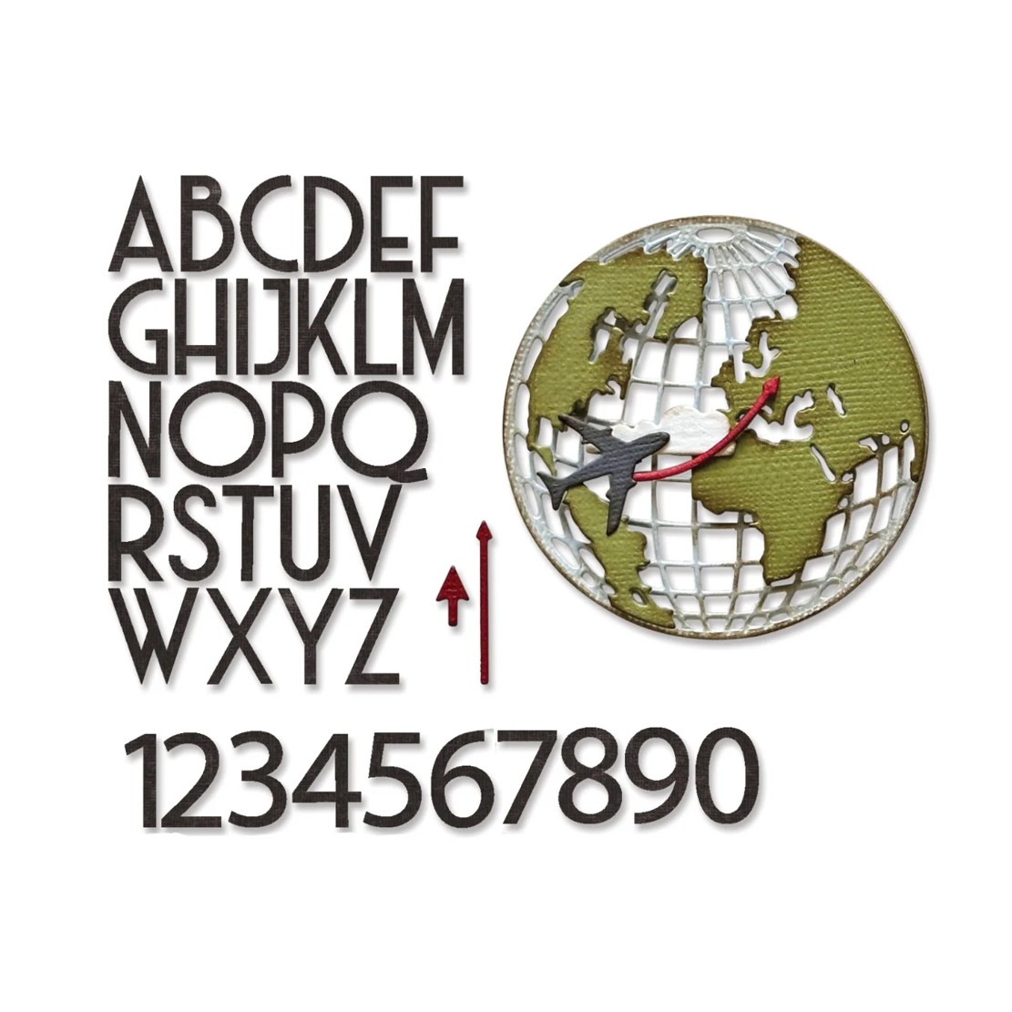 Thinlits die Vault World Travel- Sizzix