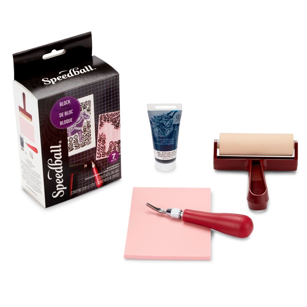 Starter kit_water-soluble block printing - Speedball
