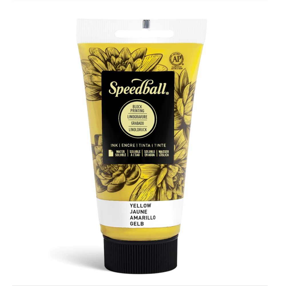  Water-soluble bloc printing ink yellow - Speedball