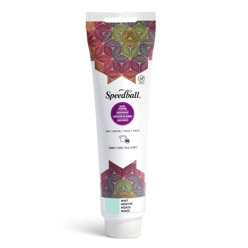 Fabric block printing ink mint - Speedball