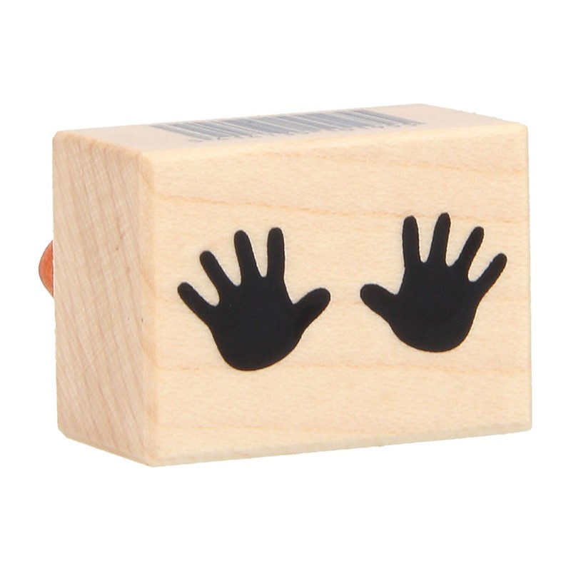 Stempel handen 26x36 mm -hout - Artemio