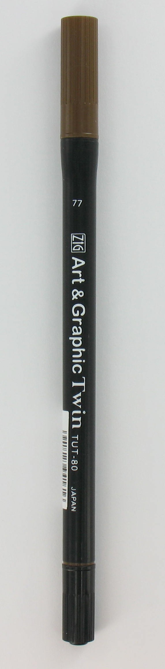 Stift deep brown aquarel - Zig