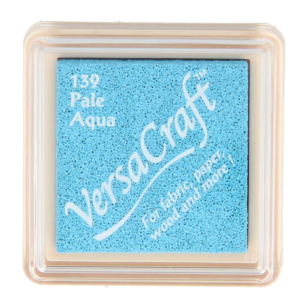 Stempelkussen pale aqua mini Versacraft - Tsukineko