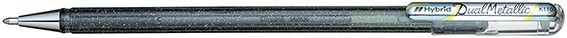 Roller zilver duo metallic gelpen - Pentel