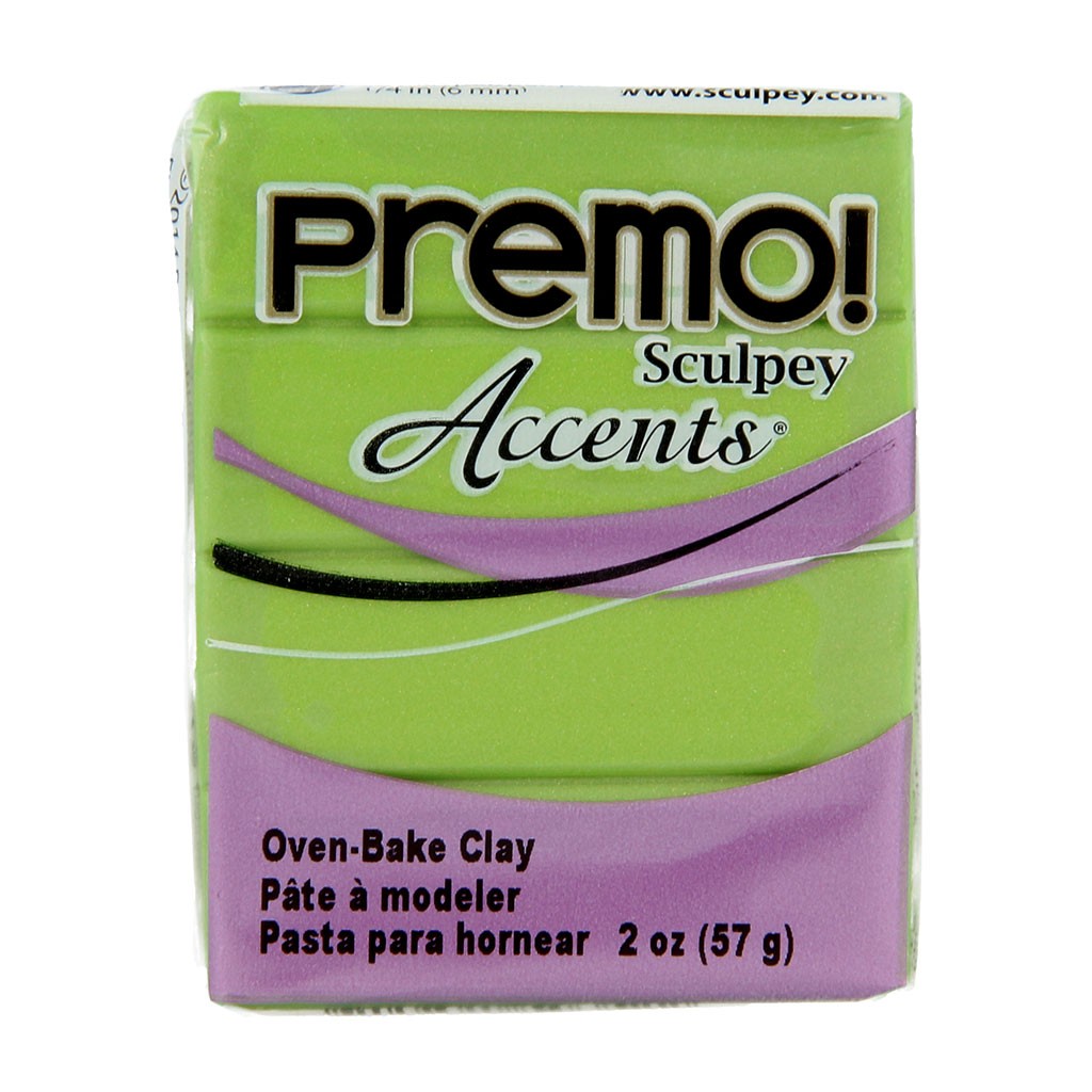 Premo accents bright green - klei 57 gr - Sculpey