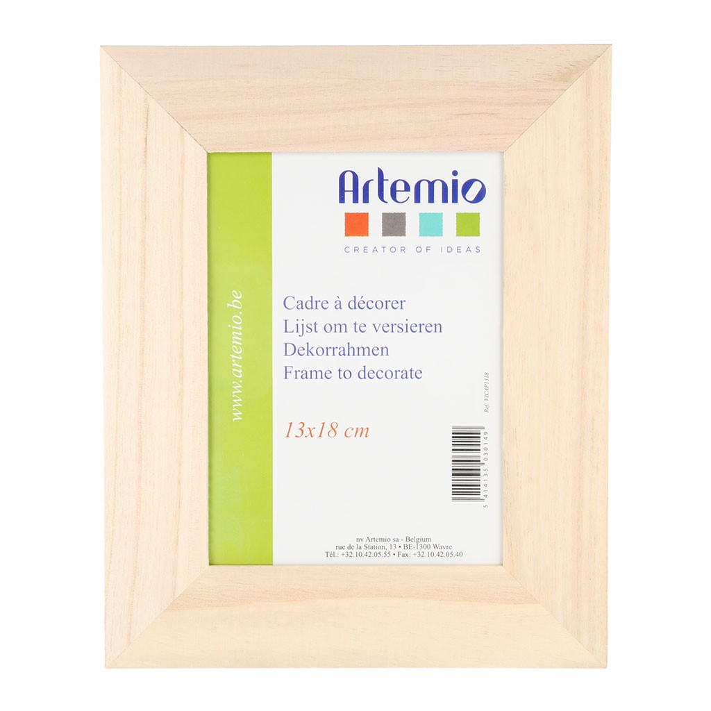 Cadre photo 21x26 cm - bois - Artemio