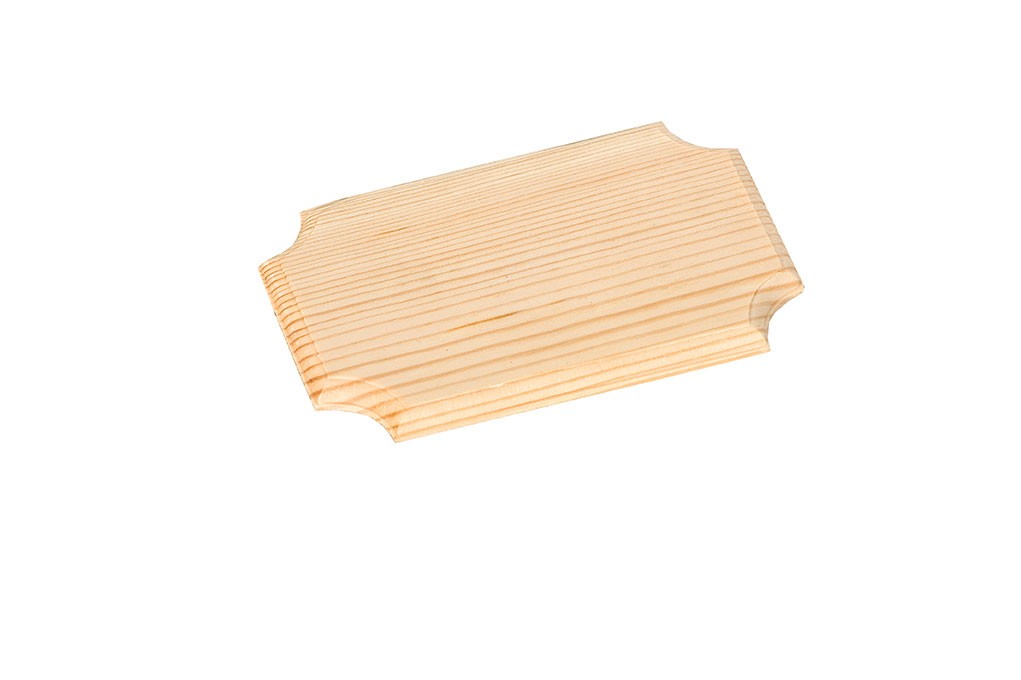 Plaque de porte 16x10 cm bois - Artemio