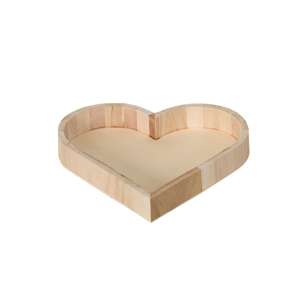 Dienblad hart 22x19 cm hout - Artemio