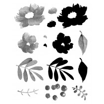 Transparante stempels Anemonen - 14x18 cm - Artemio