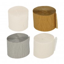 4 rollen crêpepapier 10 m - Artemio