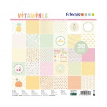 Blok 30 vellen vitamines 30x30 cm - Artemio