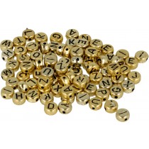 300 perles alphabet plastique 6 mm - Artemio