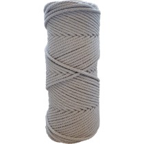 Corde coton gris - 60 m x 3 mm - Artemio