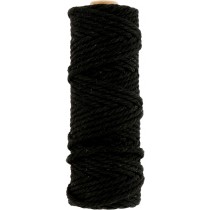 Corde coton noir 33 m x 4 mm  - Artemio
