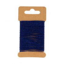 Blauw gewaxt katoendraad 10 m - Artemio