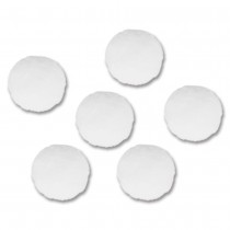 6 Pompons wit 4 cm- Artemio