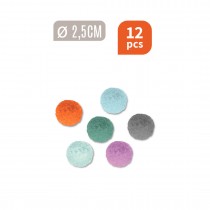 30 Pompons kleur 1,5 cm- Artemio