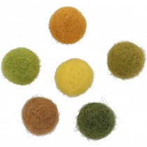 30 pompons gevilte wol 1,5 cm - Artemio