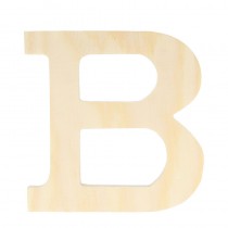 Letter B - 11.5 cm - hout - Artemio