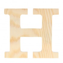 Letter H - 11.5 cm - hout - Artemio
