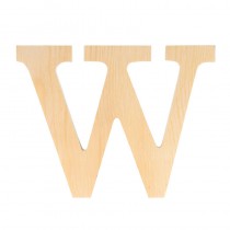 Letter W - 11.5 cm - hout - Artemio