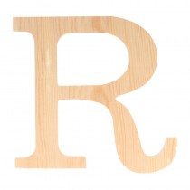 Letter R - 19 cm - hout - Artemio