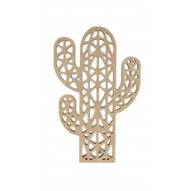 Silhouet cactus - 9,7x15 cm  - MDF - Silhwood