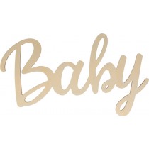 Baby 34,5x18,5 cm - hout - Artemio