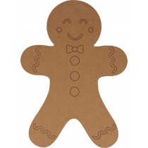 Silhouet gingerbread 25x18 cm MDF - Silhwood