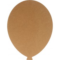 Silhouet ballon - 11,5x15 cm - MDF - Silhwood