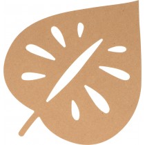 Silhouet blad 19,5x25 cm MDF - Silhwood