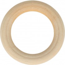 6 houten ringen 4 cm - Artemio