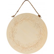 Silhouette ronde en bois 20 cm - Artemio