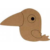 Silhouet raaf 15x10 cm - MDF - Silhwood