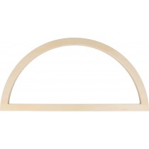 Halve cirkel houten silhouet - 31x15,5 cm - Artemio