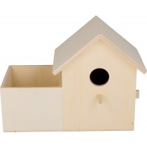 Houten nestkastje 23,7x17,2 cm -  Artemio
