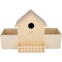 Houten nestkastje 38,5x23,8 cm -  Artemio