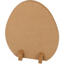Silhouet 3D ei 13x15 cm - MDF - Silhwood