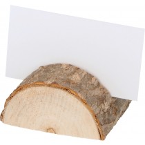6 houten naamkaarthouders afgerond - Artemio