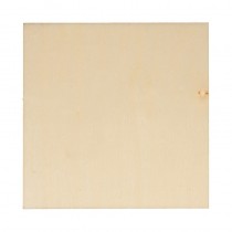 4 vierkante onderzetters 9.5x9.5cm - hout - Artemio