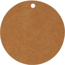 50 kraft etiketten 4,5 cm - Artemio
