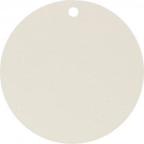 50 witte etiketten 4,5 cm - Artemio